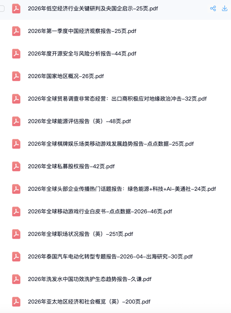 图片[2]-20000+市场调研行业报告（2025年+2026年合集持续更新）-逍遥SEO